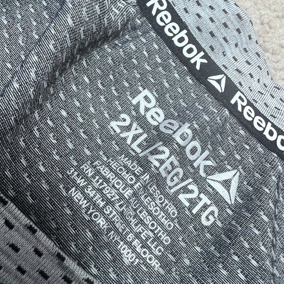 Reebok T-Shirt Men’s Gray Short Sleeve Size 2XL - Picture 10 of 11